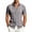 2# Dark Gray, variant on Mens Short Sleeve Button Down Shirts Cuban Guayabera Casual Summer Beach Wedding Tops Sky Blue L