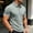 Army Green, variant on Men Geometric Embossed Polo Shirt, Cooling Breathable Short Sleeve Lapel Collar 3 Button Business Casual Summer Top Size 3XL Navy
