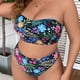 thumbnail image 1 of Trajes de baño Amzcrzy Tankini para mujer, trajes de baño, trajes de baño, bikini, nuevo traje de baño de moda para mujer con sujetador hueco y cintura alta y abertura grande para mujer, verde, XL, 1 of 7