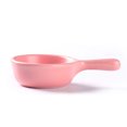thumbnail image 2 of Plato de inmersión con mango de cerámica jengibre de jengibre condimento sirviendo contenedor casero cocina vajilla accesorios de hombros accesorios rosa Inevent HA012391-05, 2 of 7