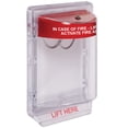 thumbnail image 1 of Safety Technology International, Inc. STI-1100 Stopper II with Horn, Flush Mount, Protective Polycarbonate Cover , Red, 1 of 2