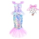 thumbnail image 1 of Vestido de sirena para niña, disfraces de princesa para baile de graduación, fiesta de cumpleaños, vestido de Cosplay de Halloween Fivean unisex, 1 of 2