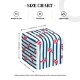 thumbnail image 4 of Balery Clown Fish Porta Pañuelos de Cuero con Estampado – Funda Moderna Cuadrada para Caja de Pañuelos, Dispensador 5x5x5'', 4 of 7