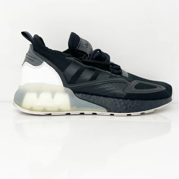 Ad-id-as Mens ZX 2K Boost FZ2946 Black Running Shoes Sneakers Size 5
