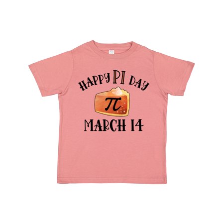 

Inktastic Happy Pi Day March 14 Pumpkin Pie Slice Boys or Girls Toddler T-Shirt