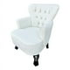 thumbnail image 3 of Sillón Individual Vintage MARDAM Terciopelo blanco 80 cm, 3 of 3