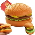thumbnail image 1 of Hamburger Extensible - Nourriture de Jeu pour Enfants - Nourriture et Garnitures Extensibles - Mix & Match - Collectez-les Tous - Fonctionne avec les Cuisines de Jeu de Rôle, 1 of 6