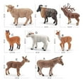 thumbnail image 6 of AURORA TRADE Animal Figurine Simulation Donkey Alpaca Red Deer Sheep Animal Model Toys Desktop Ornament Gift for Home, 6 of 8