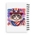 thumbnail image 2 of Patriotic Ragdoll Celebrates 4th of July Spiral Bound Journal Cat Lover Kitten Owner Gifts Idea 5x7in Spiral Notebook - 02009, 2 of 5