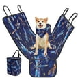 thumbnail image 2 of Pzuqiu Blue Dragonfly Dog Seat Cover for Back Seat Scratch Proof Washable Backseat Cover with Hanging Car Trash Can Puppy Triangle Bib Pack of 3, 2 of 6