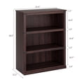 thumbnail image 3 of EDTara Rustic Tall Bookshelf, Open Storage Shelf Bookcase for Living Room or Home Office Display, 3 of 3