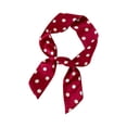 thumbnail image 3 of Women's 1950s Vintage Retro Polka Dots Square Scarf Head Neck Scarves Kerchief Neckerchief 2026 New Red One Size, 3 of 4