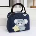 thumbnail image 5 of 100Fens Insulated Lunch Bags Bento Bags Cute Lunch Tote Bag Small Cooler Bags Waterproof Cartoon Lunch Box Bag for Work Picnic, 5 of 6
