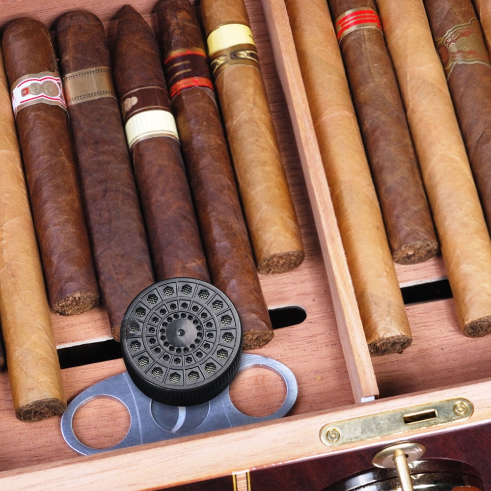 Round Tobacco Cigar Humidor Humidifier HighQuality Increase Humidity