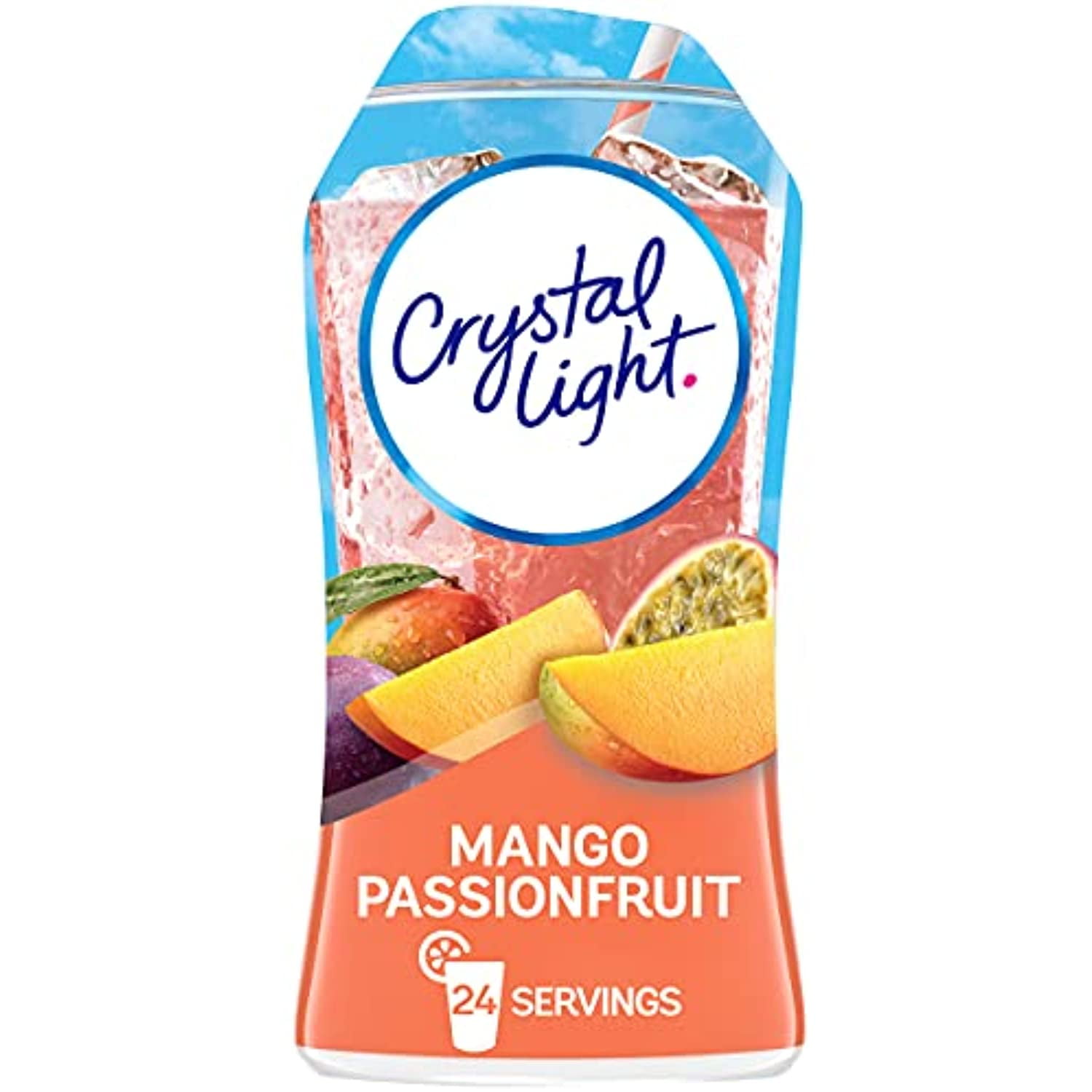 Crystal Light Sugar-Free Zero Calorie Liquid Water Enhancer - Mango Passionfruit Water Flavor Drink Mix (1.62 Fl Oz Bottle)