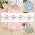 thumbnail image 3 of zuwimk Newborn Infant Baby Girl Christmas Outfit Embroidery Long Sleeve Smocked Bubble Romper Ruffle Bodysuit (6-12 Months,Pink), 3 of 4