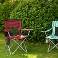 thumbnail image 2 of FlexWave Folding Camp Chair，Portable Outdoor Chair with Cup Holder & Carrying Bag，for Camping, Beach, Fishing, and Sports Events, 2 of 6