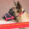 thumbnail image 6 of Dog Muzzle Anti Biting Barking and Chewing, with Comfortable Mesh Soft Fabric and Adjustable Strap, Suitable for Small, Medium and Large Dogs,Gray L, 6 of 7