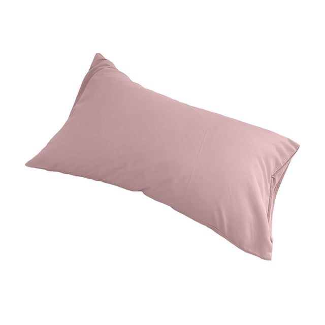 Solid Pillowcase, Washed Pillow Cover Without Printing, Breathable Bedding Pillowcase, Soft Pillow Cover for Home Use, Polyester Pillowcase with Envelope Closure^