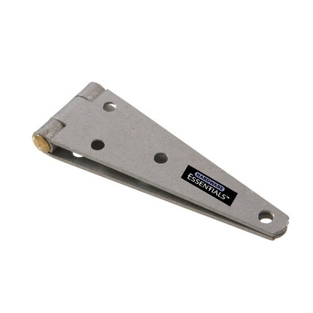 Hardware Essentials 6inch Steel StrapHinges, Galvanized Heavy Duty