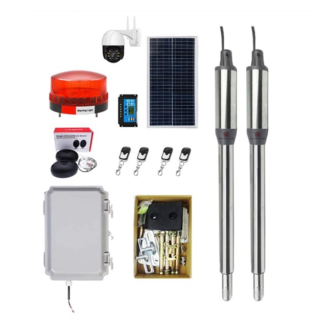 Dispositif d'Ouverture Automatique de Porte, Ouvre-Portail à Bascule Multifonction en Acier Inoxydable, Ensembles d'Opérateur avec Accessoires Optionnels, Libérez Vos Mains