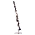 thumbnail image 3 of Black Clarinet with Case and Stand Instrument Replica Mini Figurine 6.25 Inch, 3 of 3