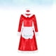 thumbnail image 4 of EeaseMX 1 conjunto de disfraz navideño vintage de moda, vestido de manga larga para mujeres y niñas (talla única)., 4 of 7