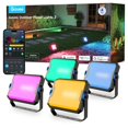 thumbnail image 1 of Govee Luces de inundación para exteriores 2 luces LED RGBIC de color blanco cálido y frío para decoraciones al aire libre 50 modos de escena Iluminación de paisaje IP66 mejorada con control de aplicac, 1 of 1