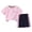j-Pink3624, variant on LIIPEE Boys Outfits Casual Summer Kids Soft Short Sleeve Crew Neck T Shirt And Shorts Two Piece Set Children Comfortable Breathable Lightweight Cute Daily Clothes,Blue,3-4 Years