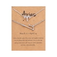 thumbnail image 1 of Heliisoer Twelve Constellation Necklace Diamond Bracelet + Card Set, 1 of 1