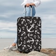 thumbnail image 3 of Lsque Anchor Printed Luggage Cover, Travel Luggage Protector,Scratch and Dirt Resistant, Fits 18-32 Inch Luggage - Small, 3 of 9