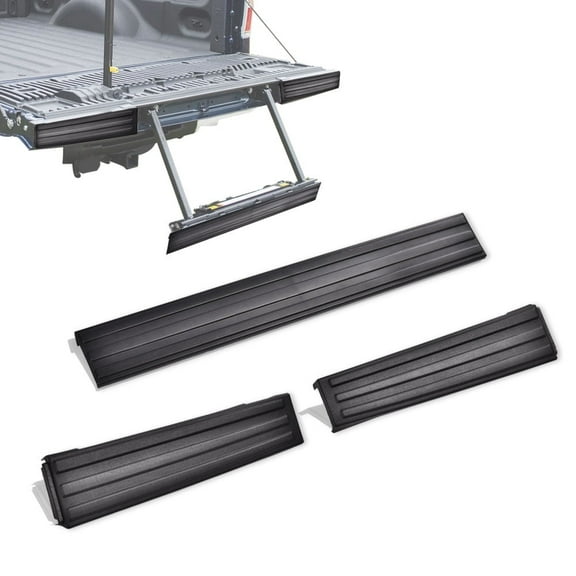 PIT66 Tailgate Molding Trim Flexible Flex Step Black Fit For Ford F150 2009-2014