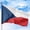 Czech Republic (Czechia), variant on Poland Outdoor Flag (3x5ft) by DreamController - Durable, Fade-Resistant Polyester, Double-Stitched, Brass Grommets - HD Printed Eastern Europe Flag - Made in USA