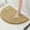 Apricot, variant on MK Gdledy Half Round Bath Mat Bathroom Rugs Semicircle Chenille Bath Rugs Water Absorbent Floor Mats for Kids Washable Bathroom Shower Mat Area Rugs