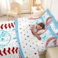 thumbnail image 4 of Erosebridal Light Blue Dripping Baseball Stitch & Batter Silhouette Graphic Twin Bedding Sets 7-Piece, Sport Theme Bedding Comforter Set for Boys And Girls Kids,Microfiber Bedroom Decor, 4 of 6