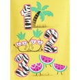 thumbnail image 4 of The Children's Place Toddler Girls Assorted Graphic Tees, 3-Pack, Sizes 12M-5T, 4 of 4