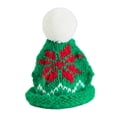 thumbnail image 4 of 4xMini Gorro De Punto Navideño, Suministros Para Fiestas, Manualidades Artísticas DIY, Decoración Navideña Bonita, Verde,, 4 of 8
