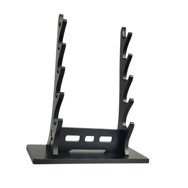Ruiboury Stand Display Support Holder for Templar Wakizashi Samurai Black 5 Tier