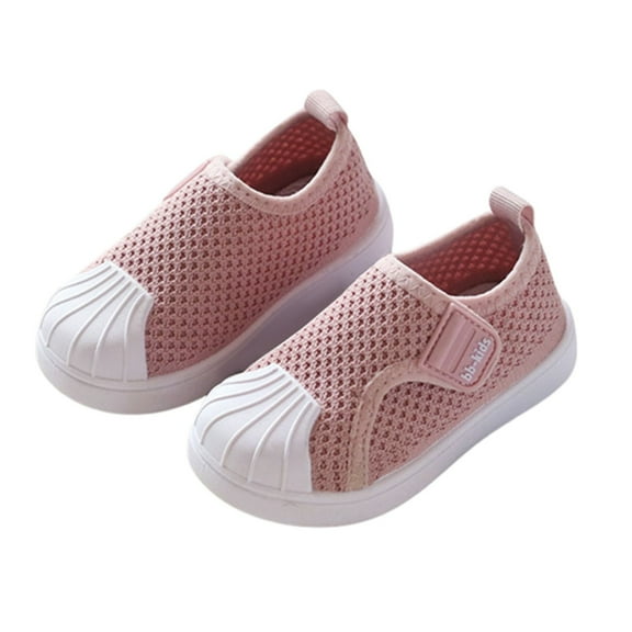 Toddler Shoes,Sneakers Children Fashion Spring Autumn Comfortable Soft Mesh Breathable Sports,Toddler Sneakers,Pink,25