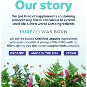 Pure Co 25,000mg Organic Cranberry Pills 50:1 Concentrate Kidney Support Supplement, 120 Capsules