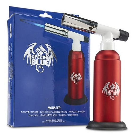 Special Blue Monster Butane Torch RED