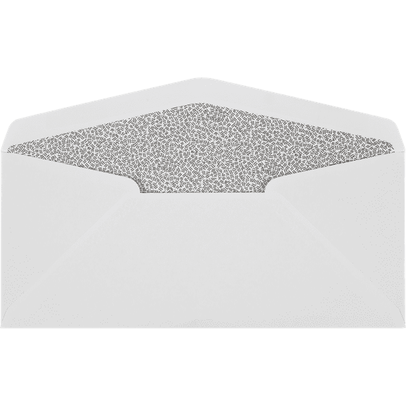 LUXPaper #10 Regular Envelopes, 4 1/8 x 9 1/2, White, 1000/Pack