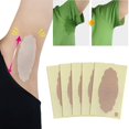 thumbnail image 3 of Almohadillas absorbentes de sudor para axilas, 10 piezas, parches desechables unisex para axilas para desodorizar y antitranspiración, para combatir la hiperhidrosis en las axilas, 3 of 5