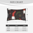 thumbnail image 6 of Daiia Cute Christmas Gnomes Bedding Waterproof Pillow Protector Zippered Queen – Bed Bug Proof Pillow Encasement-20"x30", 6 of 9
