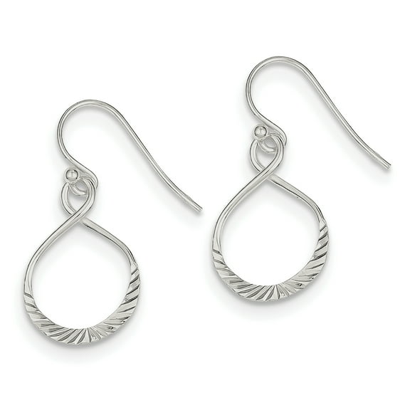 Primal Silver Sterling Silver Shepherd Hook Earrings