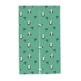 thumbnail image 7 of Doorway Drape Split Curtains, Cute Pandas Green Room Divider Privacy Door Curtains, 34" x 56", 7 of 7