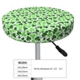 thumbnail image 4 of Lsque Happy St. Patrick's Day Pattern Round Bar chair cushion covers Velvet Fabric Premium Comfort Protects from Scratches and Stains for 14-17 Inch Chair-12 inch, 4 of 7