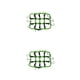 thumbnail image 3 of Vogacara Techo Bungee Red de equipaje Bolsillo de malla firme Accesorios de bricolaje Fuerte resistencia a la tracción para simulación RC Crawler Car Verde 2piezas Vogacara CBP378228, 3 of 5