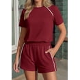 thumbnail image 6 of PRETTYGARDEN Sweatsuits Women 2 Piece Outfit Summer Lounge Shorts Sets Matching Spring Travel Beach Vacation Clothes, 6 of 8