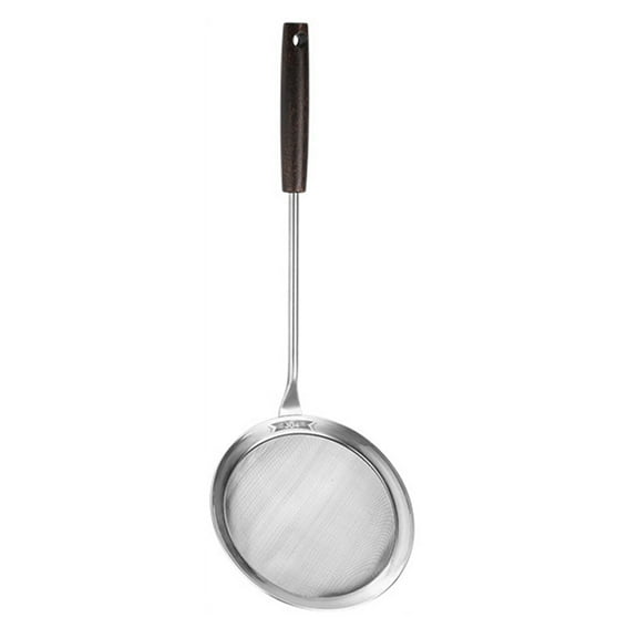 NUOLUX Fat Filter Spoon Stainless Steel Fat Skimmer Fine Mesh Strainer for Kitchen